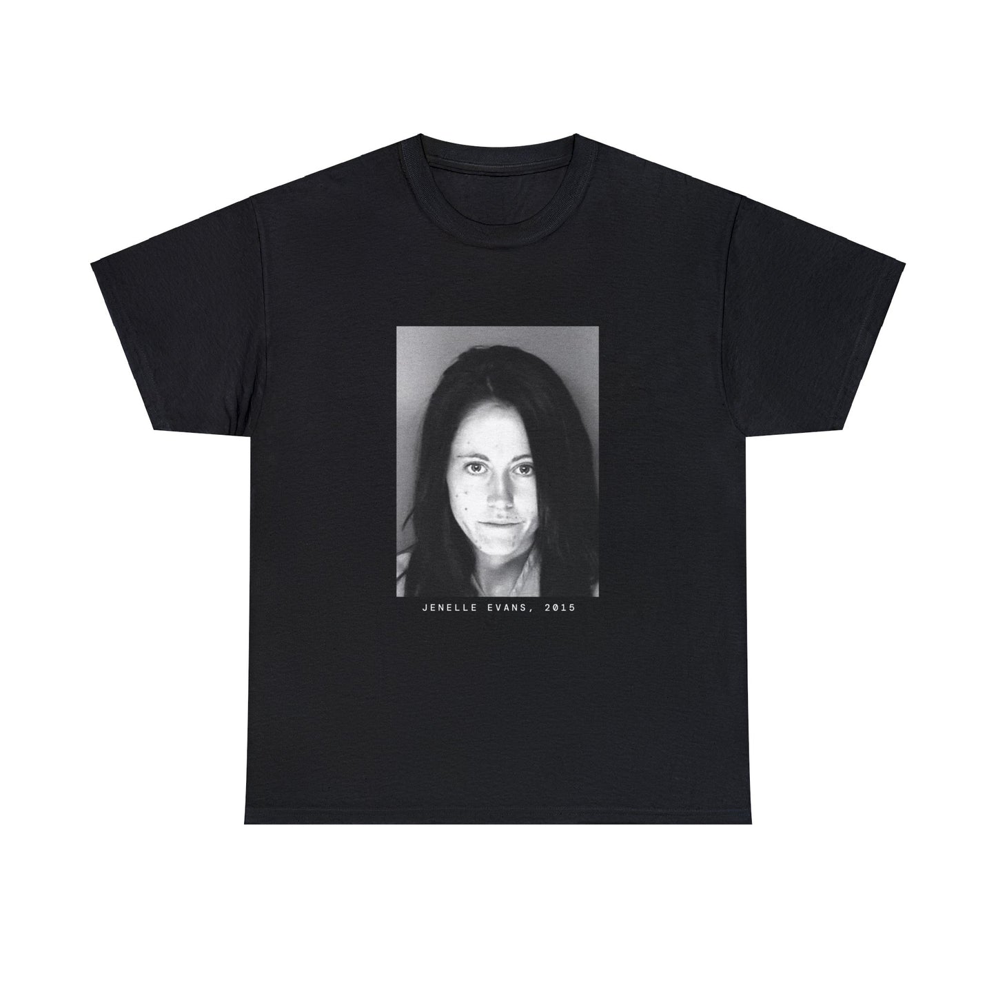 Camiseta con foto policial de una celebridad de Jenelle Evans, 2015 