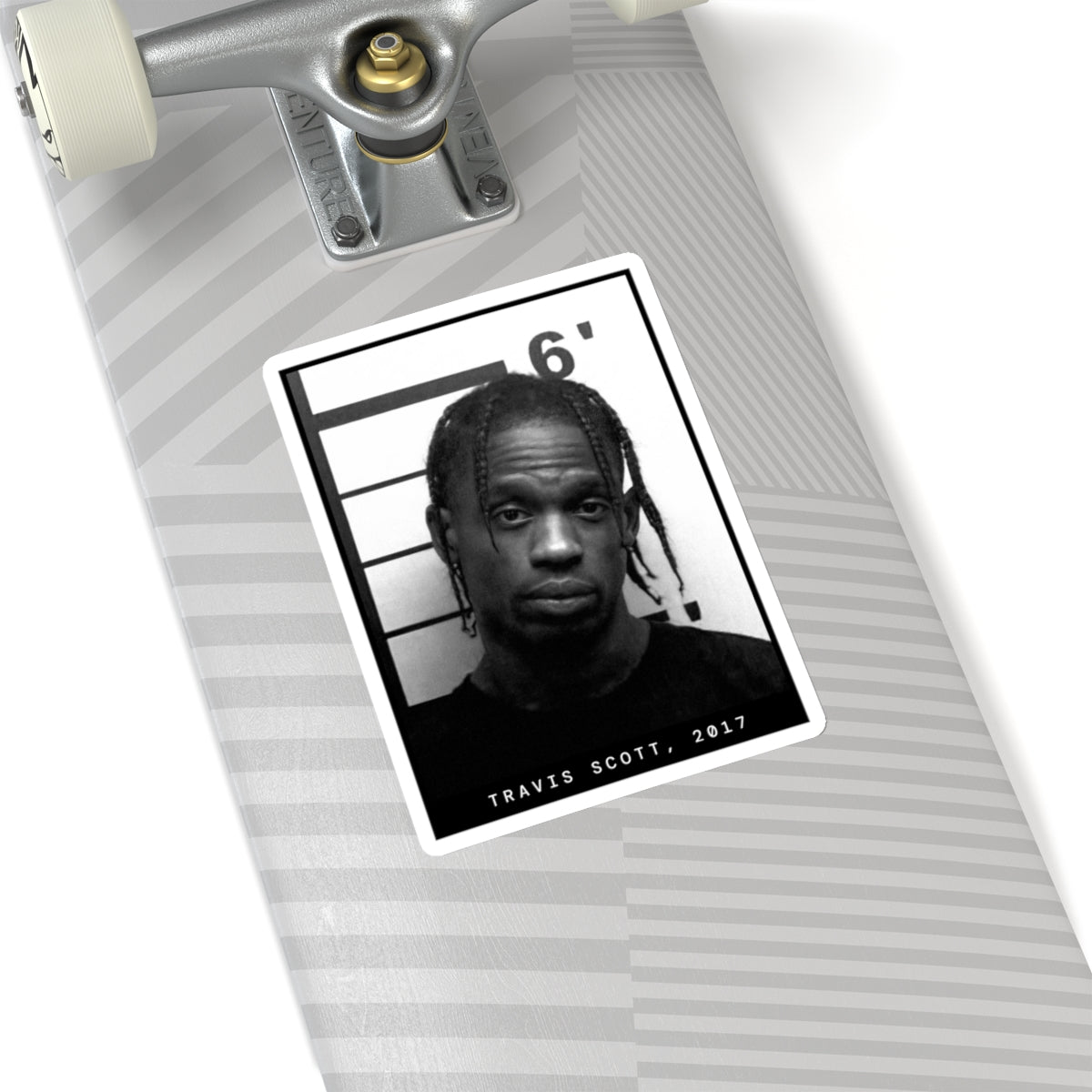 Travis Scott, 2017 Rapper Mugshot Sticker