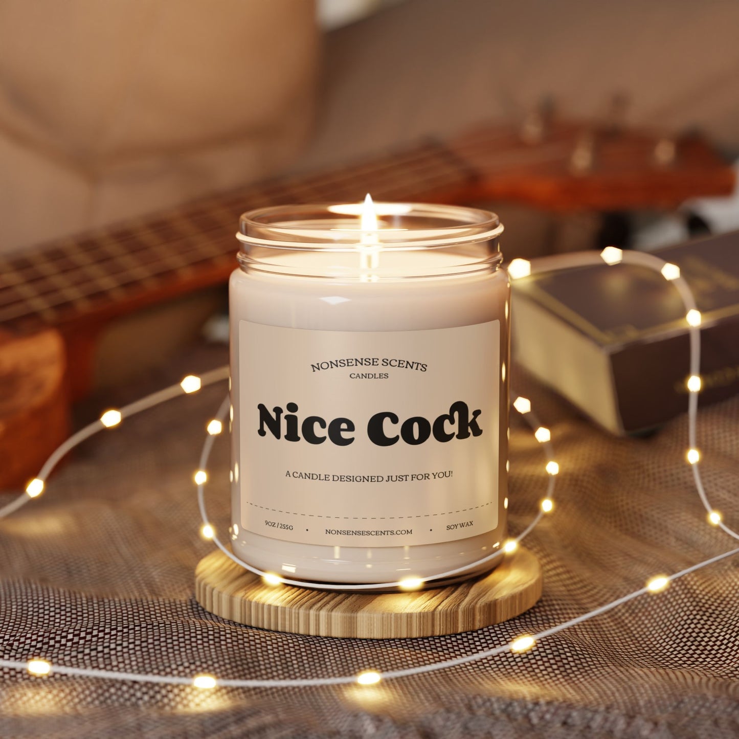 Nice Cock - Funny Gag Gift Scented Candle by Nonsense Scents