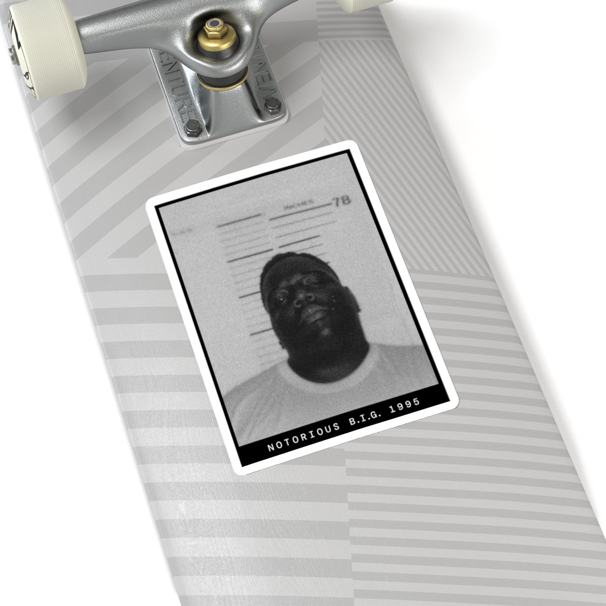 Notorious B.I.G. 1995 Rapper Mugshot Sticker