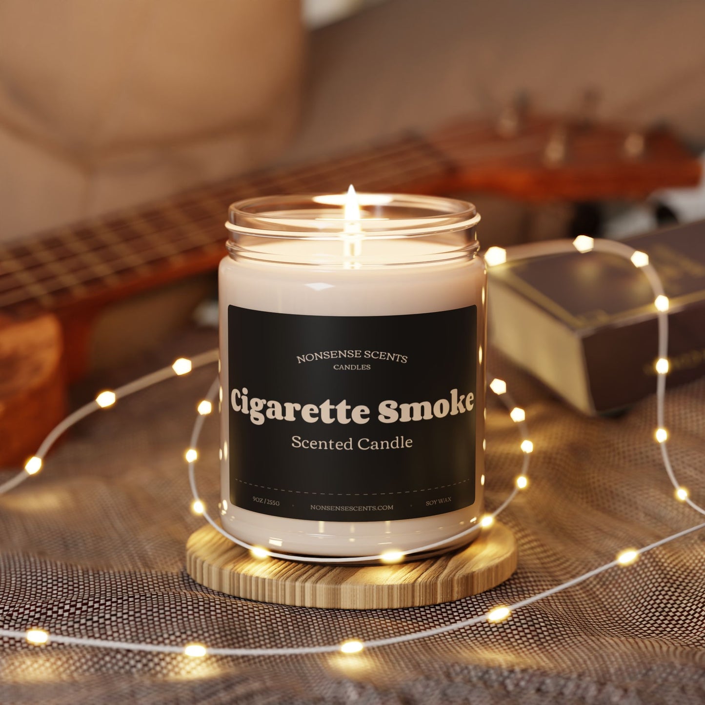 Cigarette Smoke Scented Candle - Funny Gag Gift Candle by Nonsense Scents