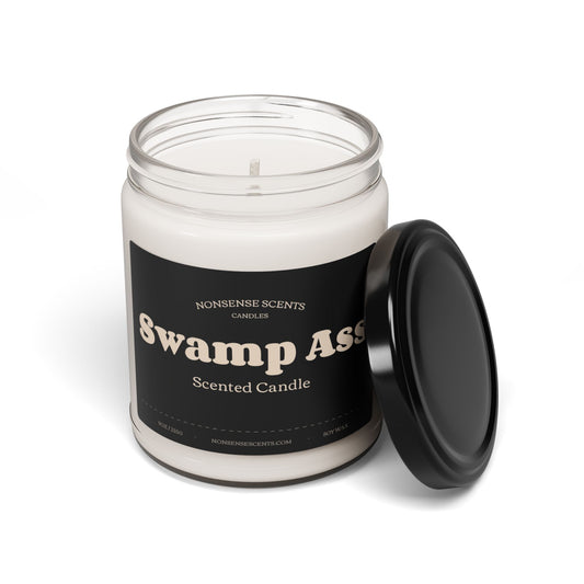 Swamp Ass Scented Candle - Funny Gag Gift Candle by Nonsense Scents