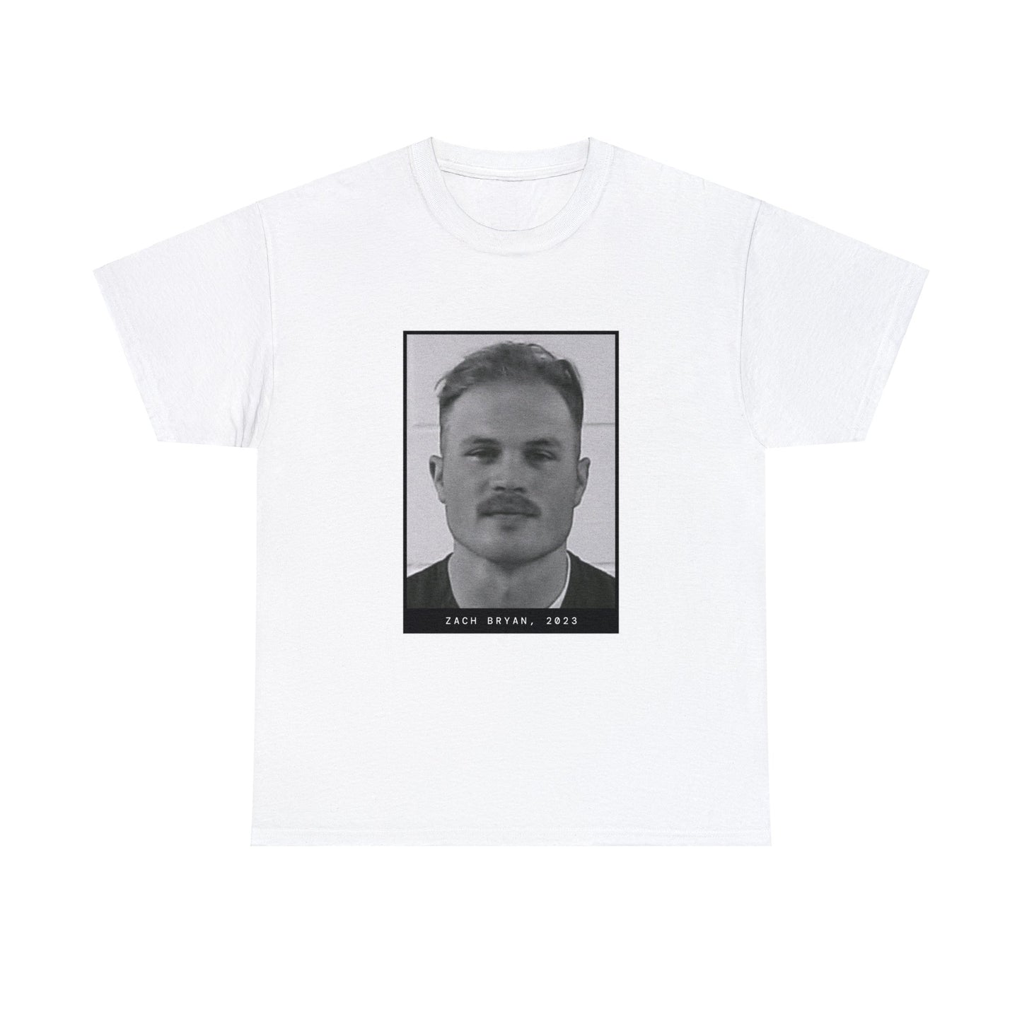 Zach Bryan 2023, Singer Mugshot Tee