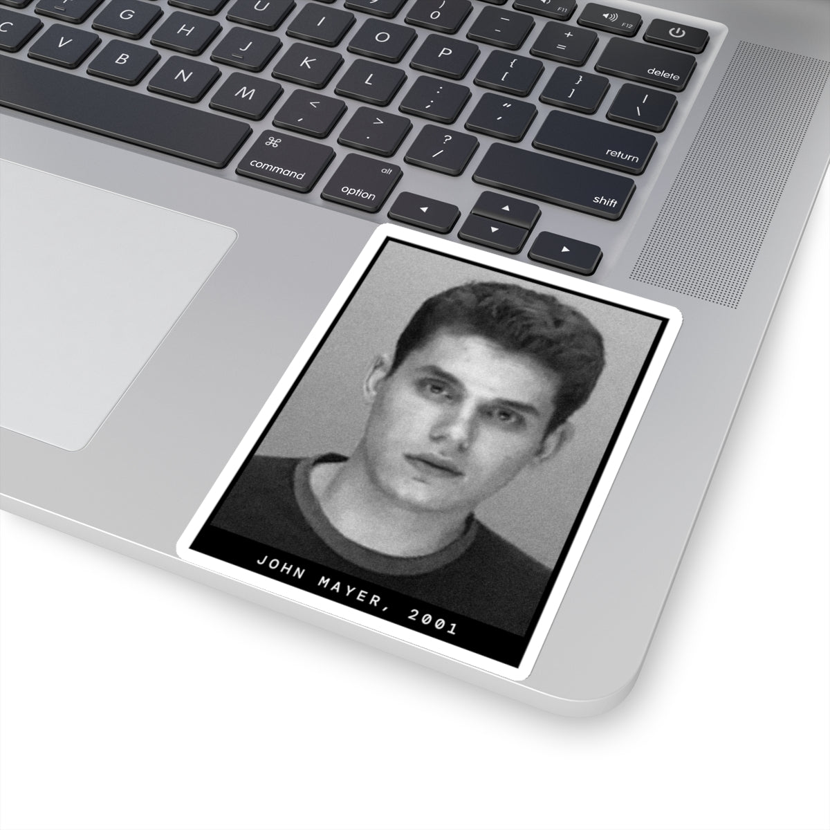 John Mayer, 2001 Singer Mugshot Sticker