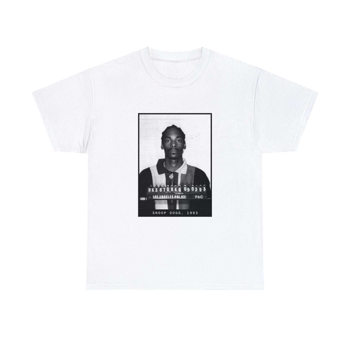 Snoop Dogg, 1993 Rapper Mugshot Tee