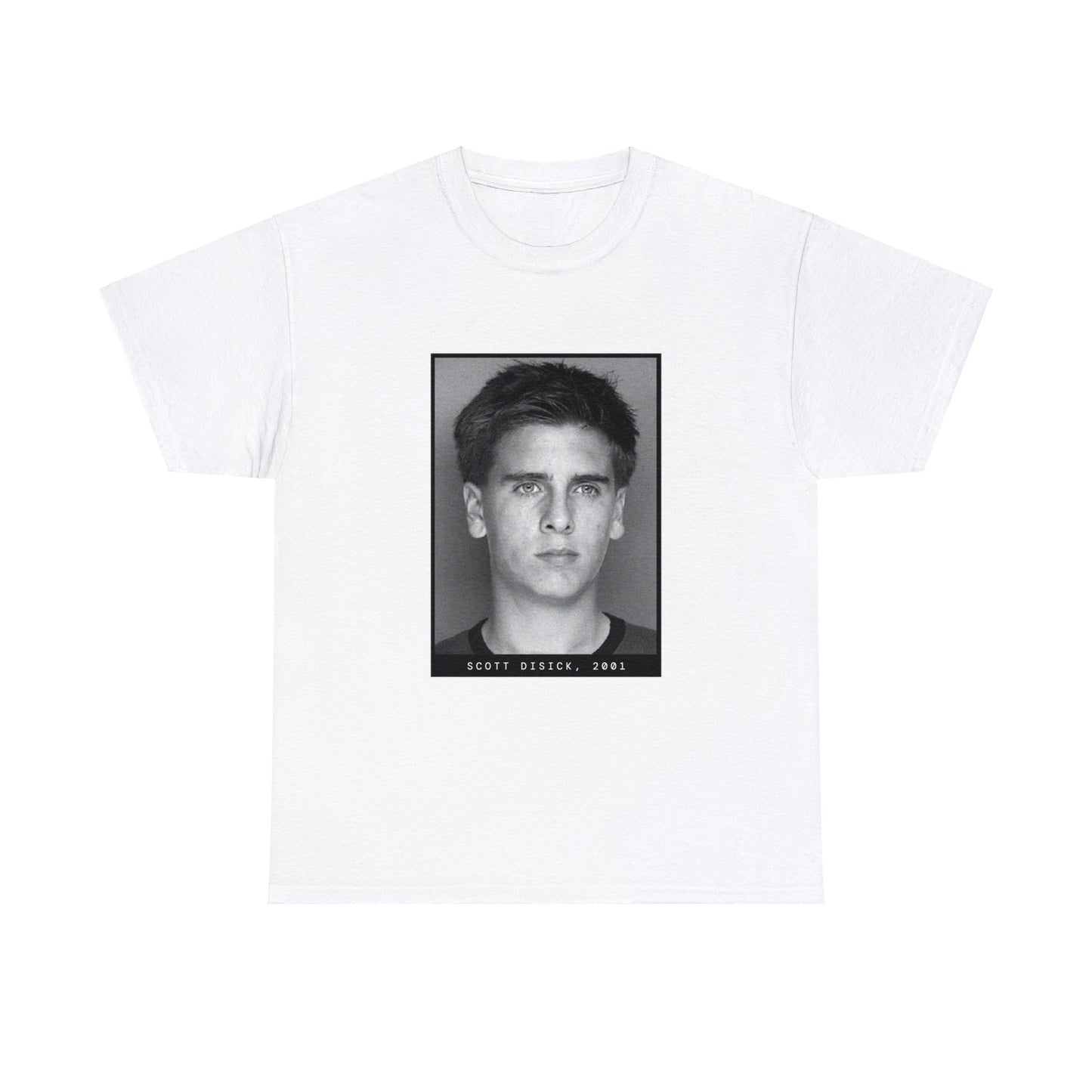 Scott Disick, 2001 Celebrity Mugshot Tee