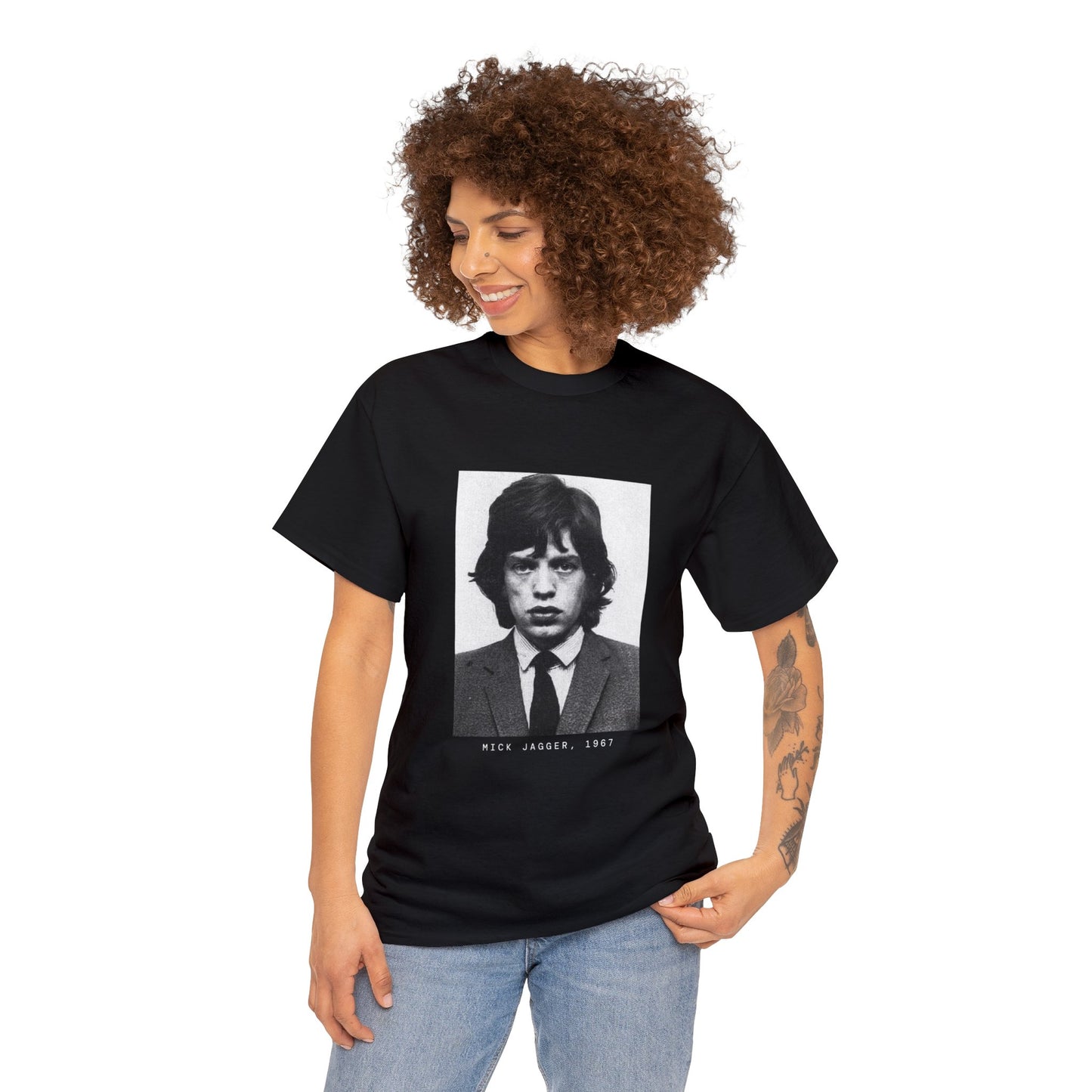 Mick Jagger, 1967 Mugshot Tee