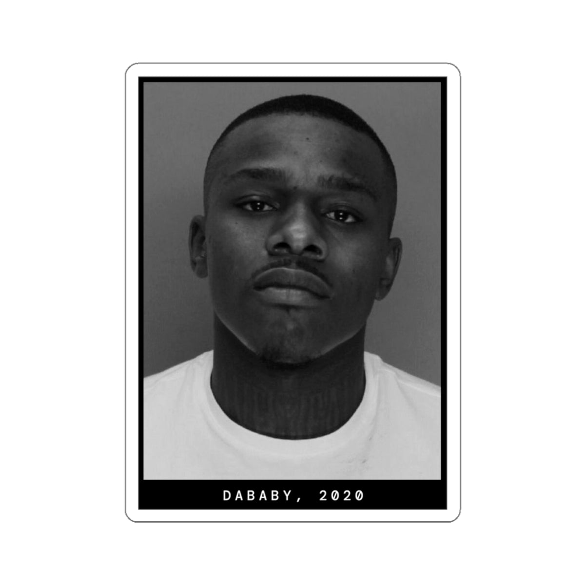 DaBaby, 2020 Rapper Mugshot Sticker