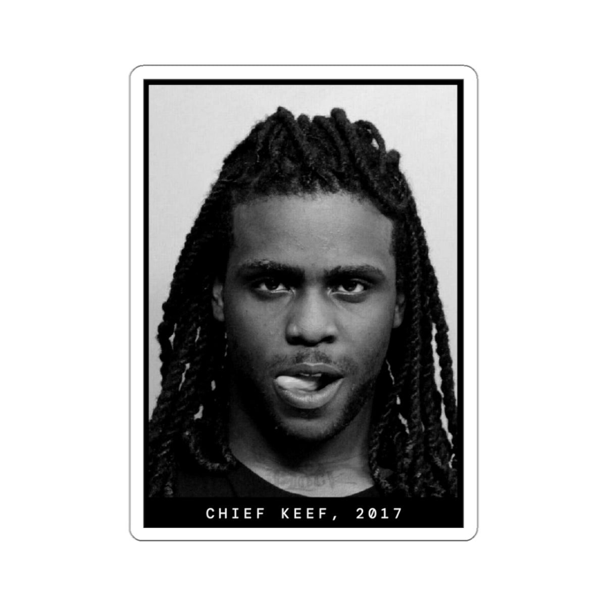 Chief Keef, 2017 Rapper Mugshot Sticker