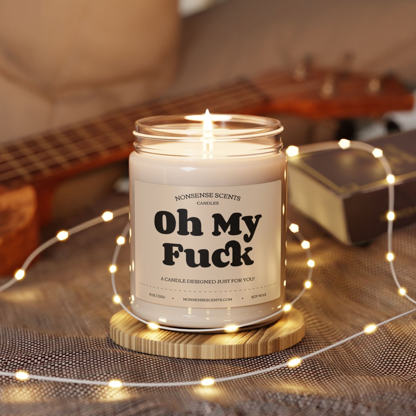 Oh My Fuck - Funny Gag Gift Scented Candle by Nonsense Scents