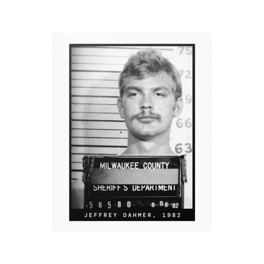 Jeffrey Dahmer, 1982 Serial Killer Mugshot Poster