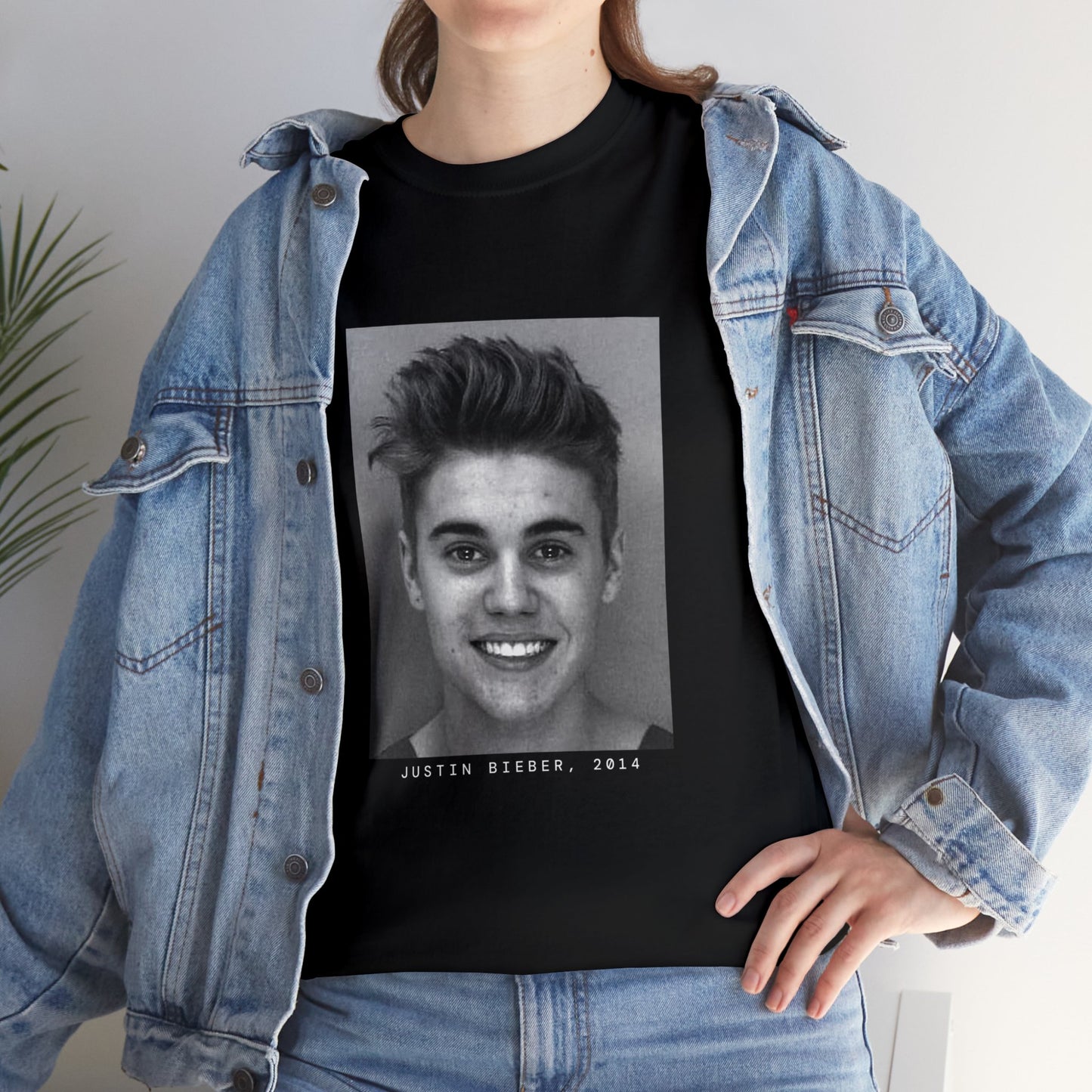 Justin Bieber, 2014 Singer Mugshot Tee