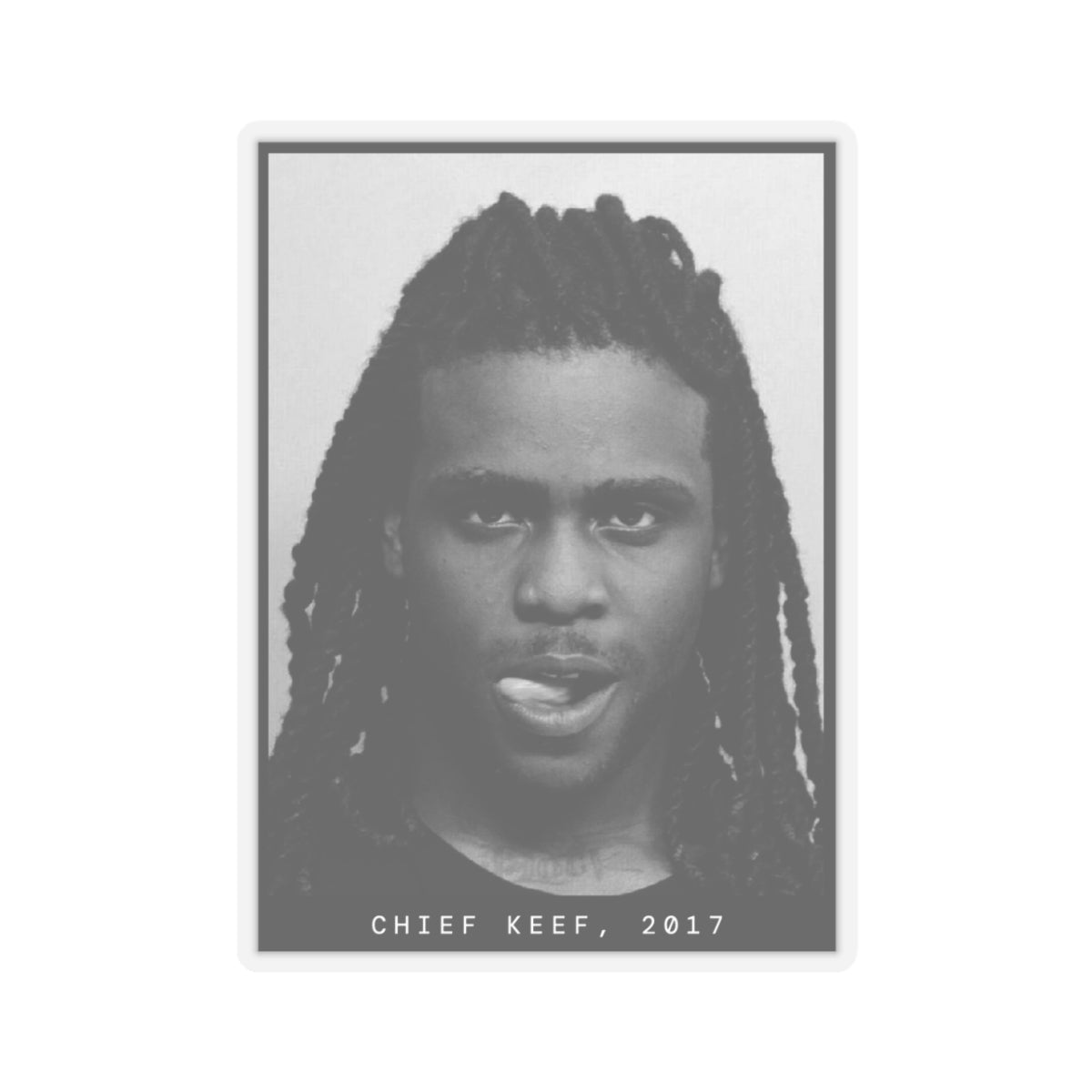 Chief Keef, 2017 Rapper Mugshot Sticker