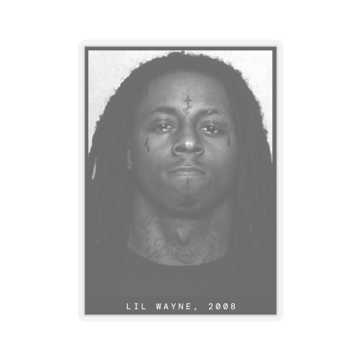 Lil Wayne, 2008 Rapper Mugshot Sticker