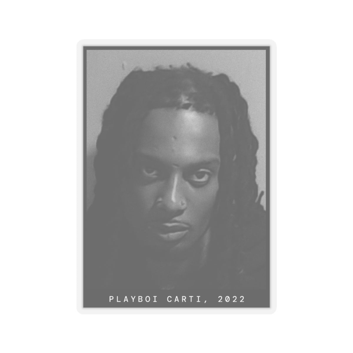 Playboi Carti, 2022 Rapper Mugshot Sticker