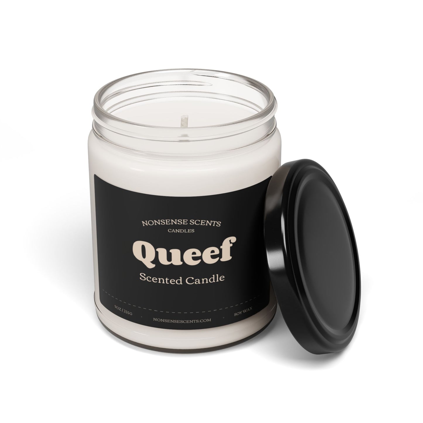 Queef Scented Candle - Funny Gag Gift Candle by Nonsense Scents