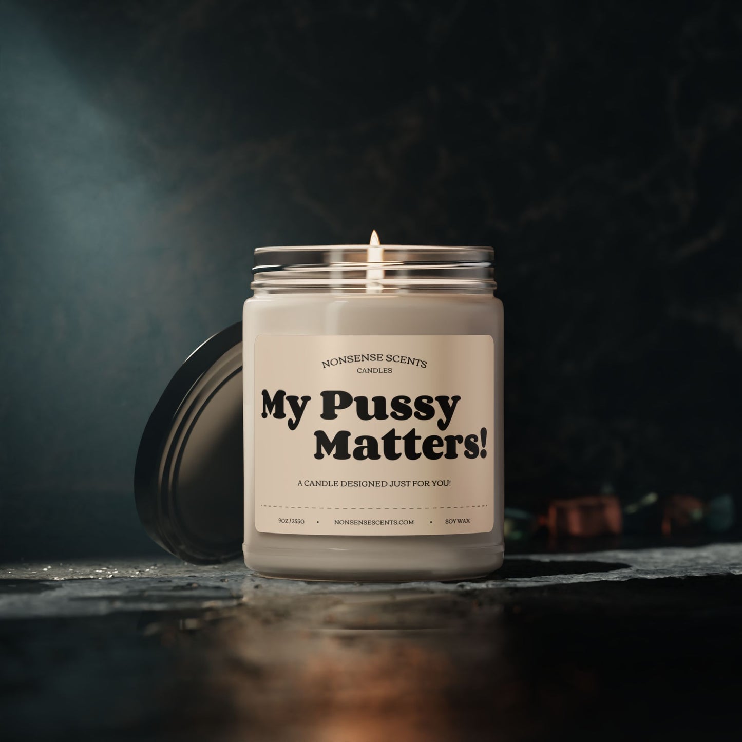 My Pussy Matters! - Funny Gag Gift Scented Candle by Nonsense Scents