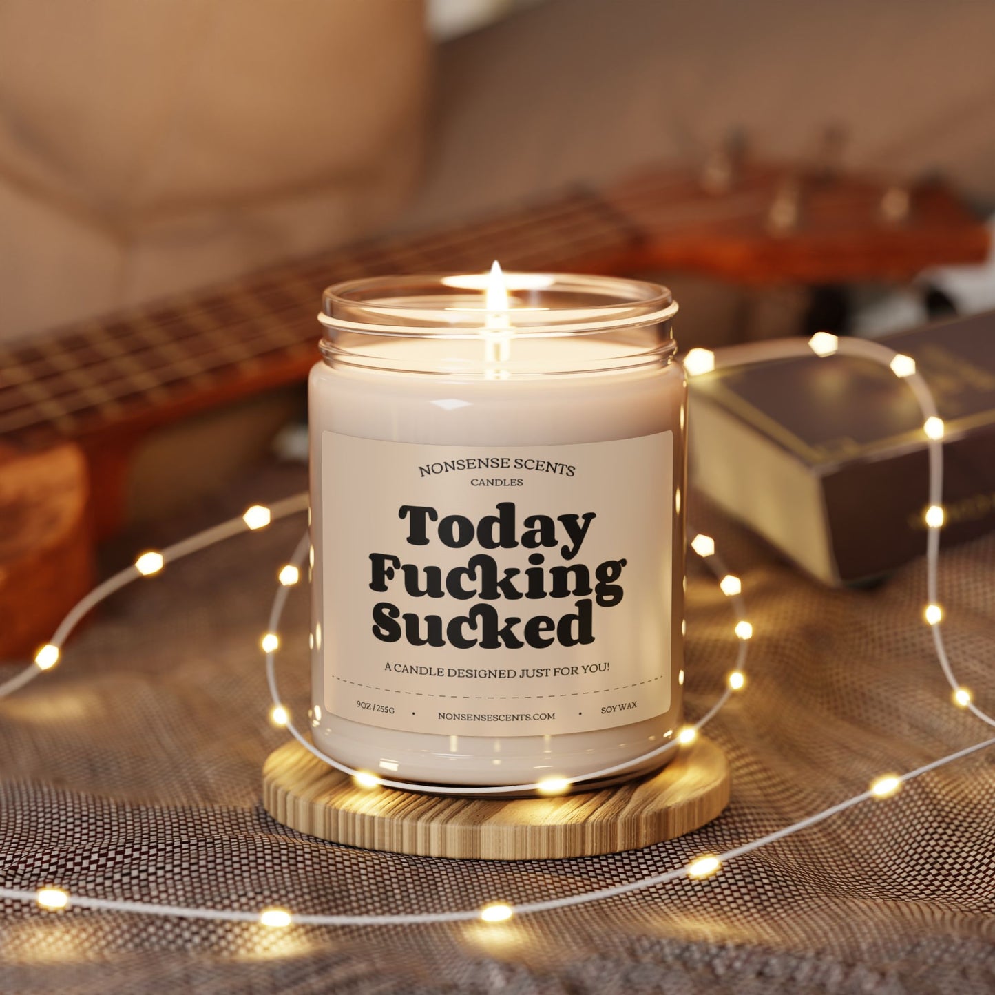 Today Fucking Sucked - Funny Gag Gift Scented Candle by Nonsense Scents