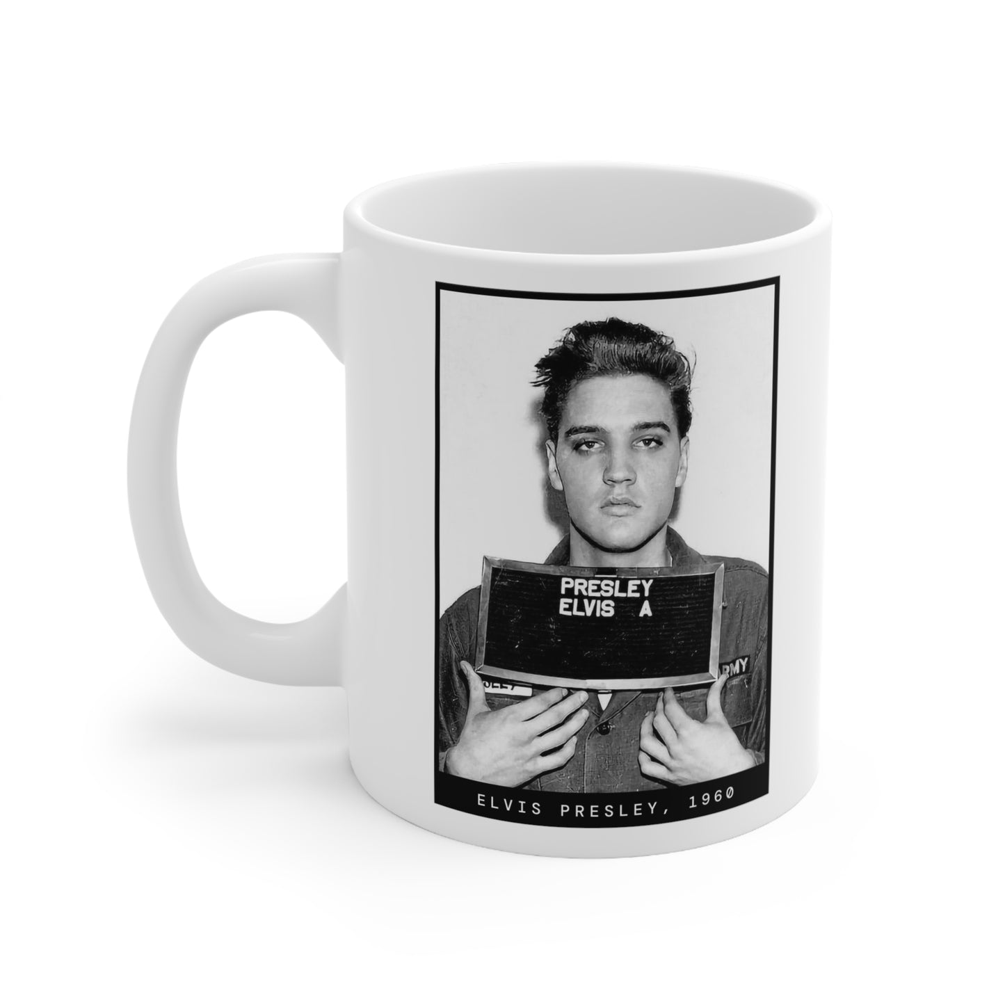 Elvis Presley, 1960 Singer Mugshot Mug