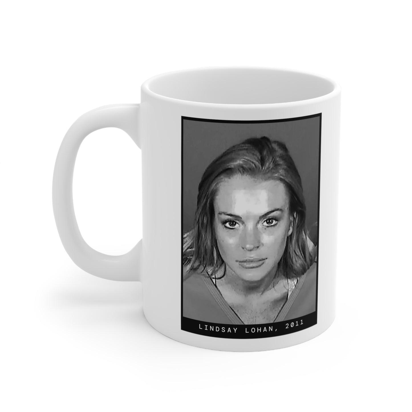 Lindsay Lohan, 2011 Actress Mugshot Mug