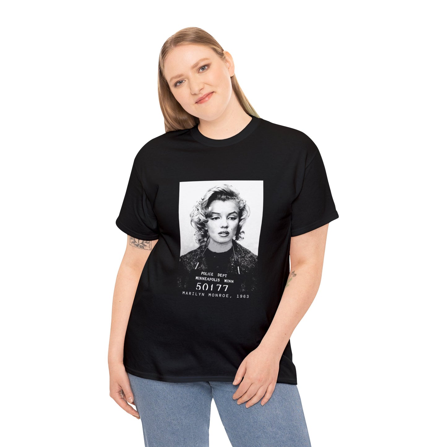 Marilyn Monroe, 1963 Actress Mugshot Tee