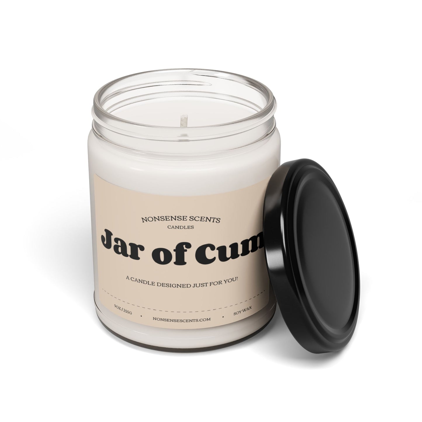 Jar Of Cum - Funny Gag Gift Scented Candle by Nonsense Scents