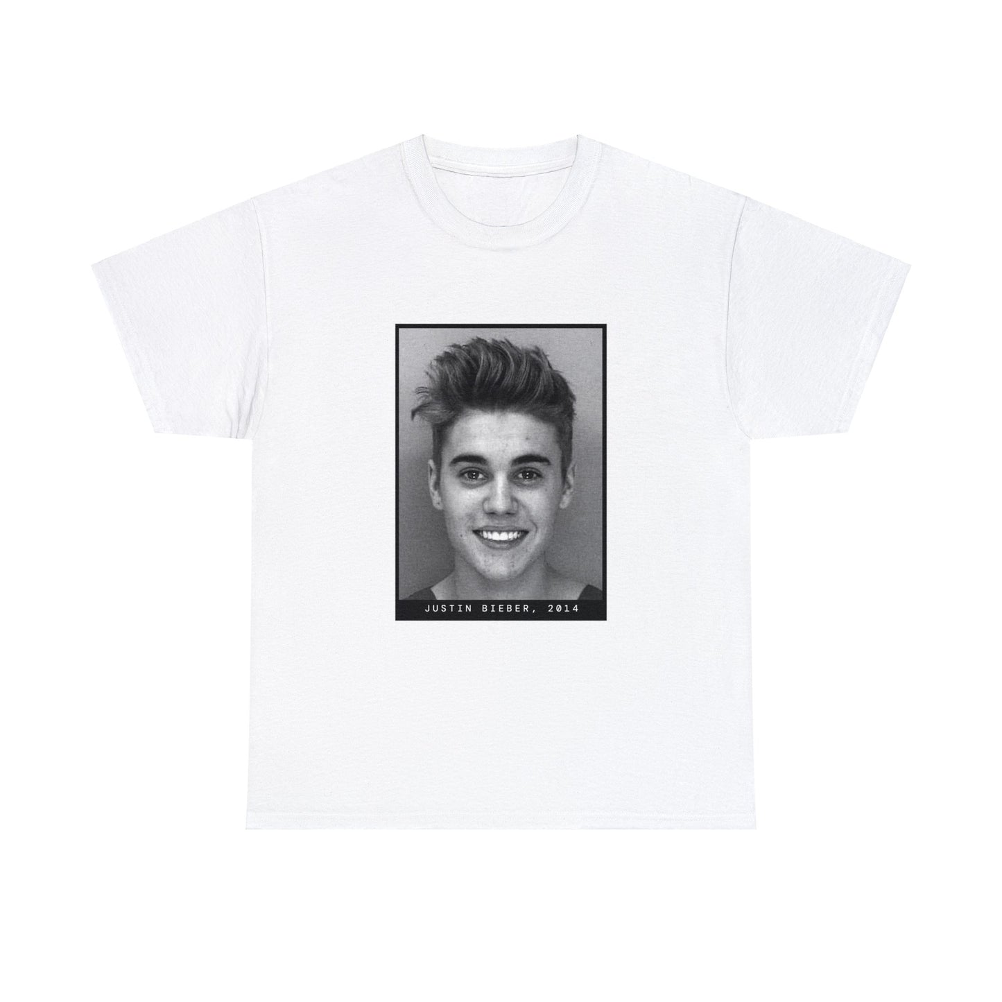 Justin Bieber, 2014 Singer Mugshot Tee