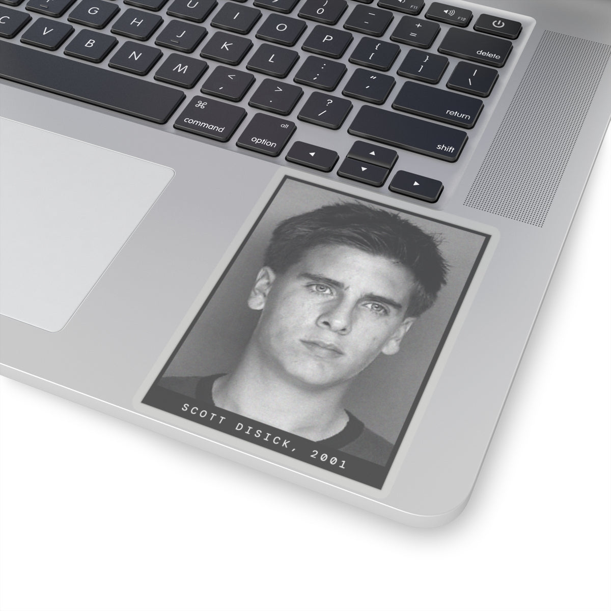 Scott Disick, 2001 Celebrity Mugshot Sticker