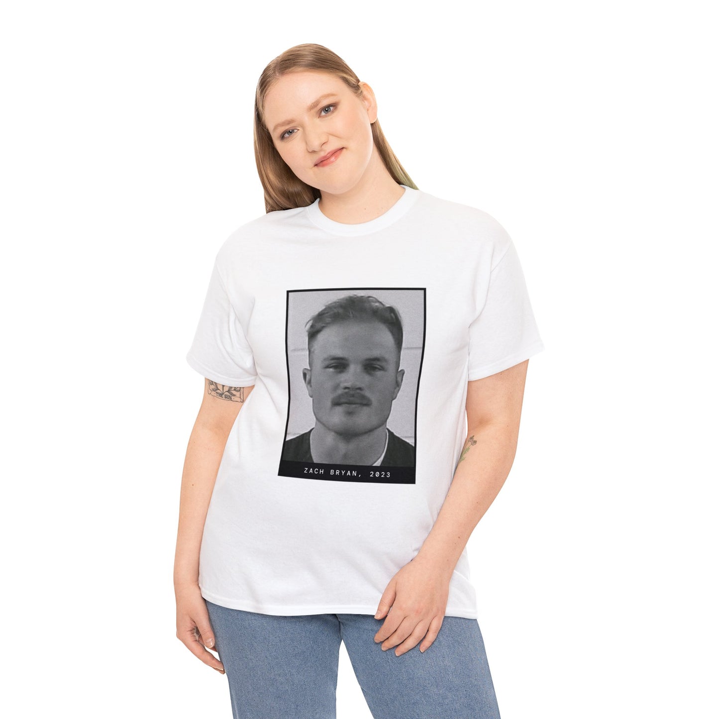 Zach Bryan 2023, Singer Mugshot Tee