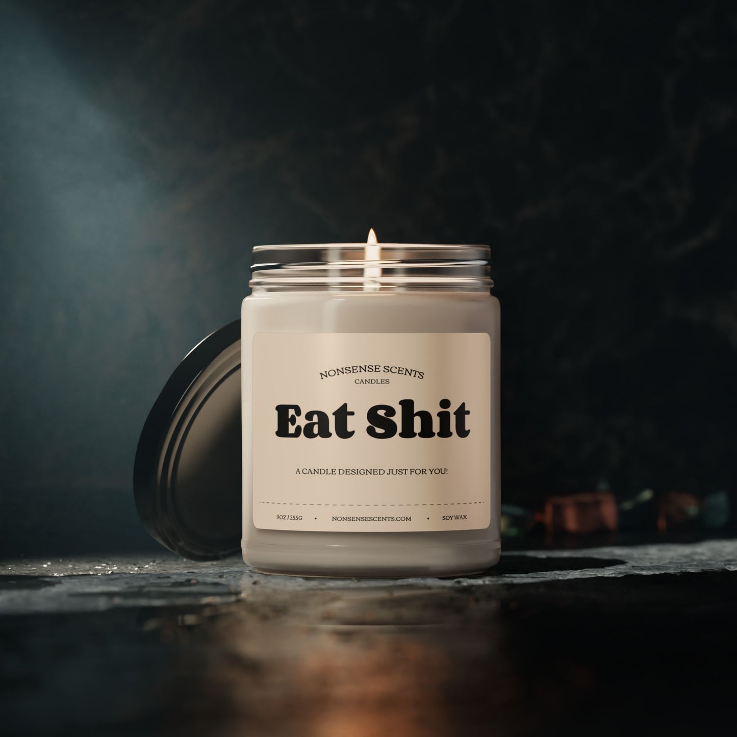 Eat Shit - Funny Gag Gift Scented Candle by Nonsense Scents