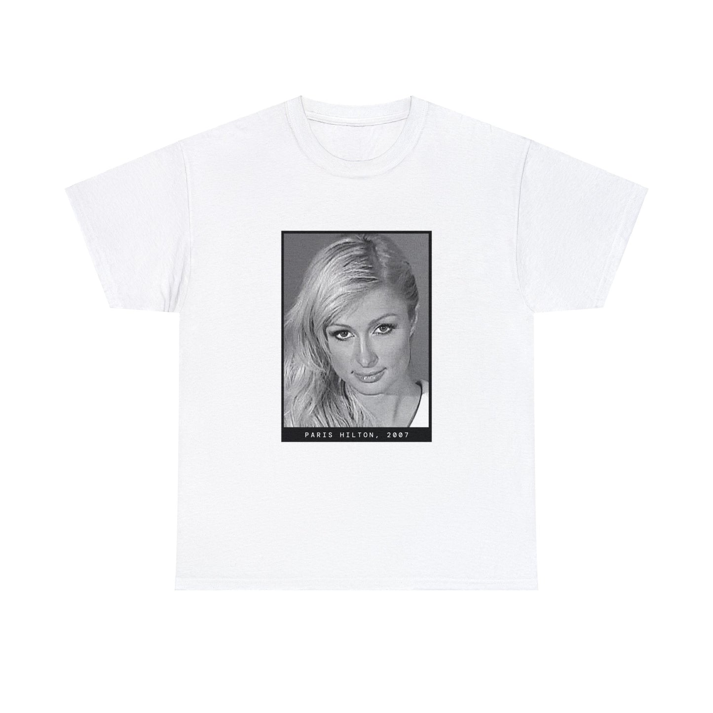 Paris Hilton, 2007 Celebrity Mugshot Tee