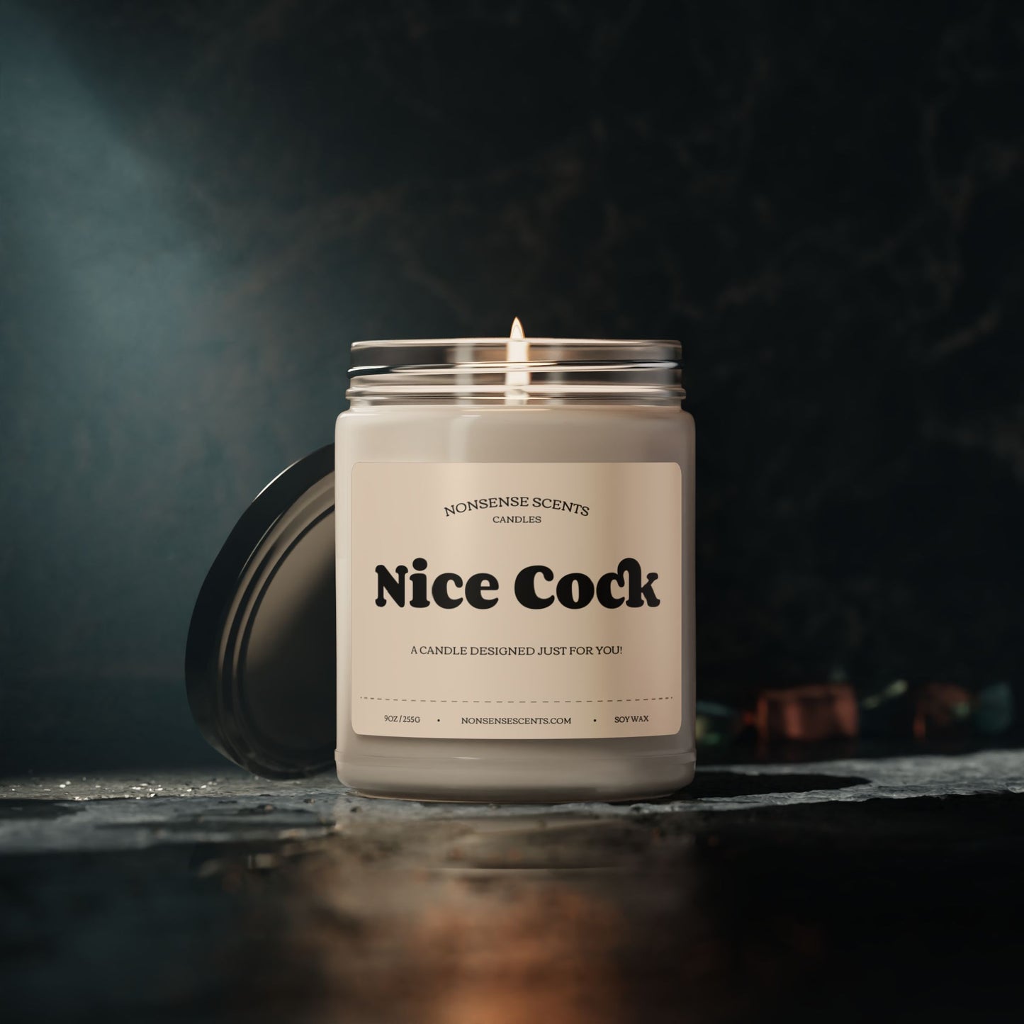 Nice Cock - Funny Gag Gift Scented Candle by Nonsense Scents