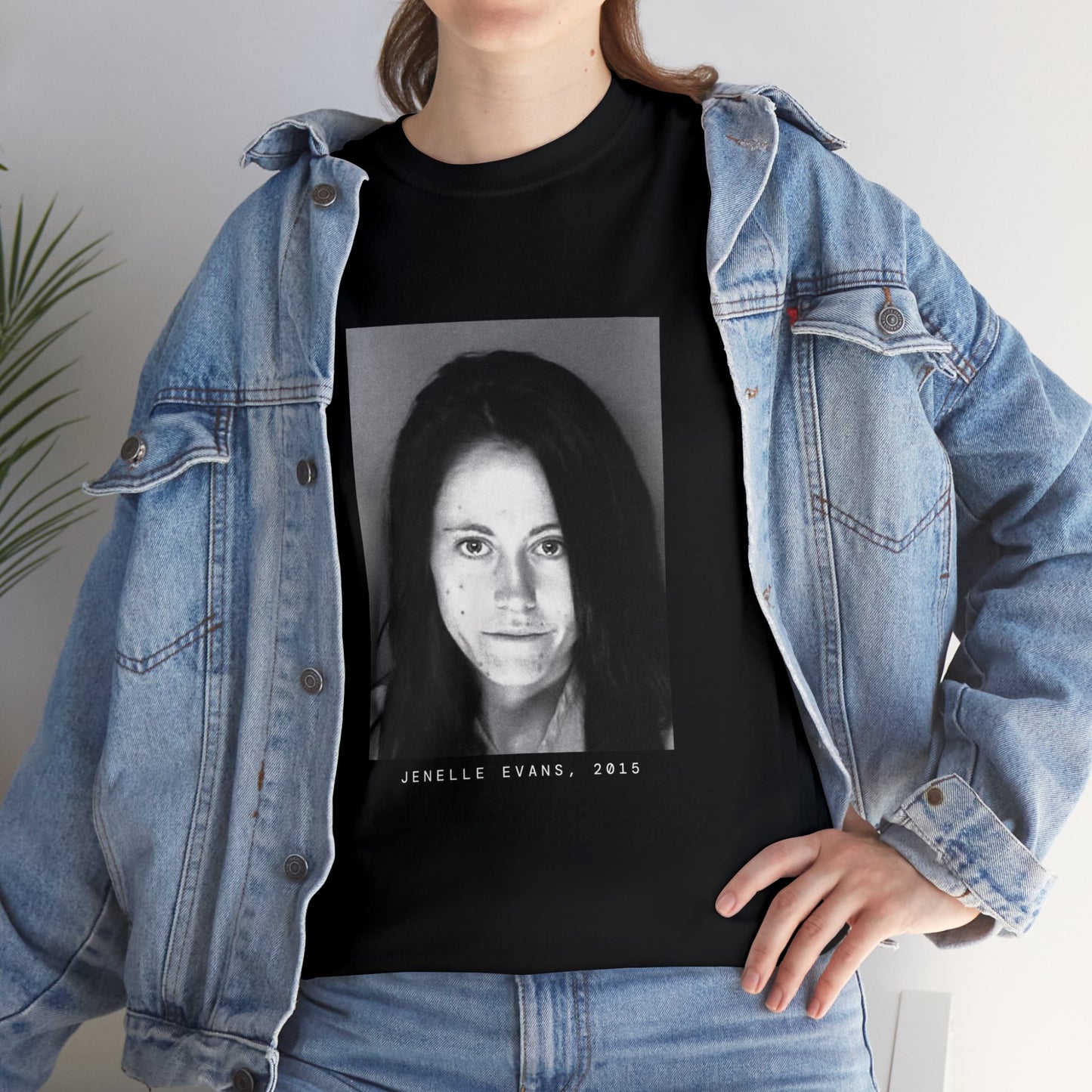 Camiseta con foto policial de una celebridad de Jenelle Evans, 2015 