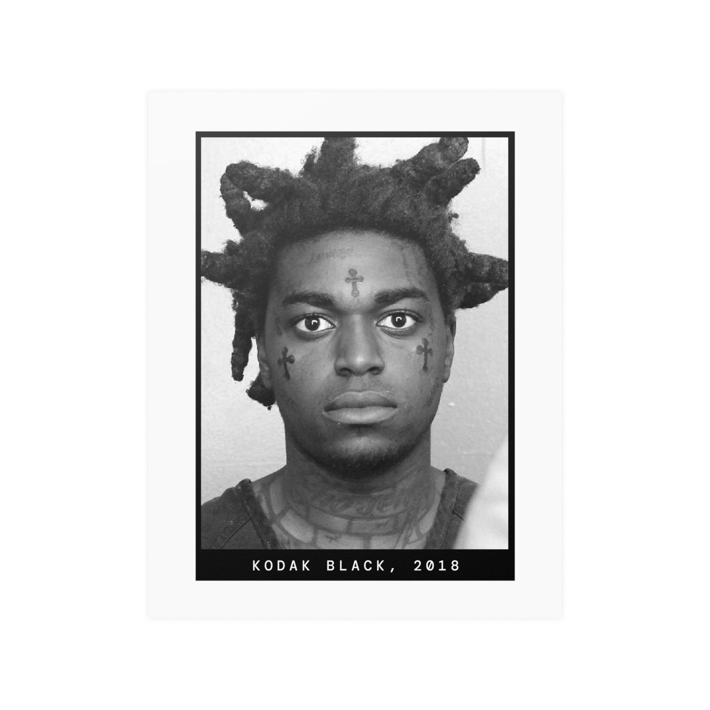 Kodak Black, 2018 Rapper Mugshot Poster