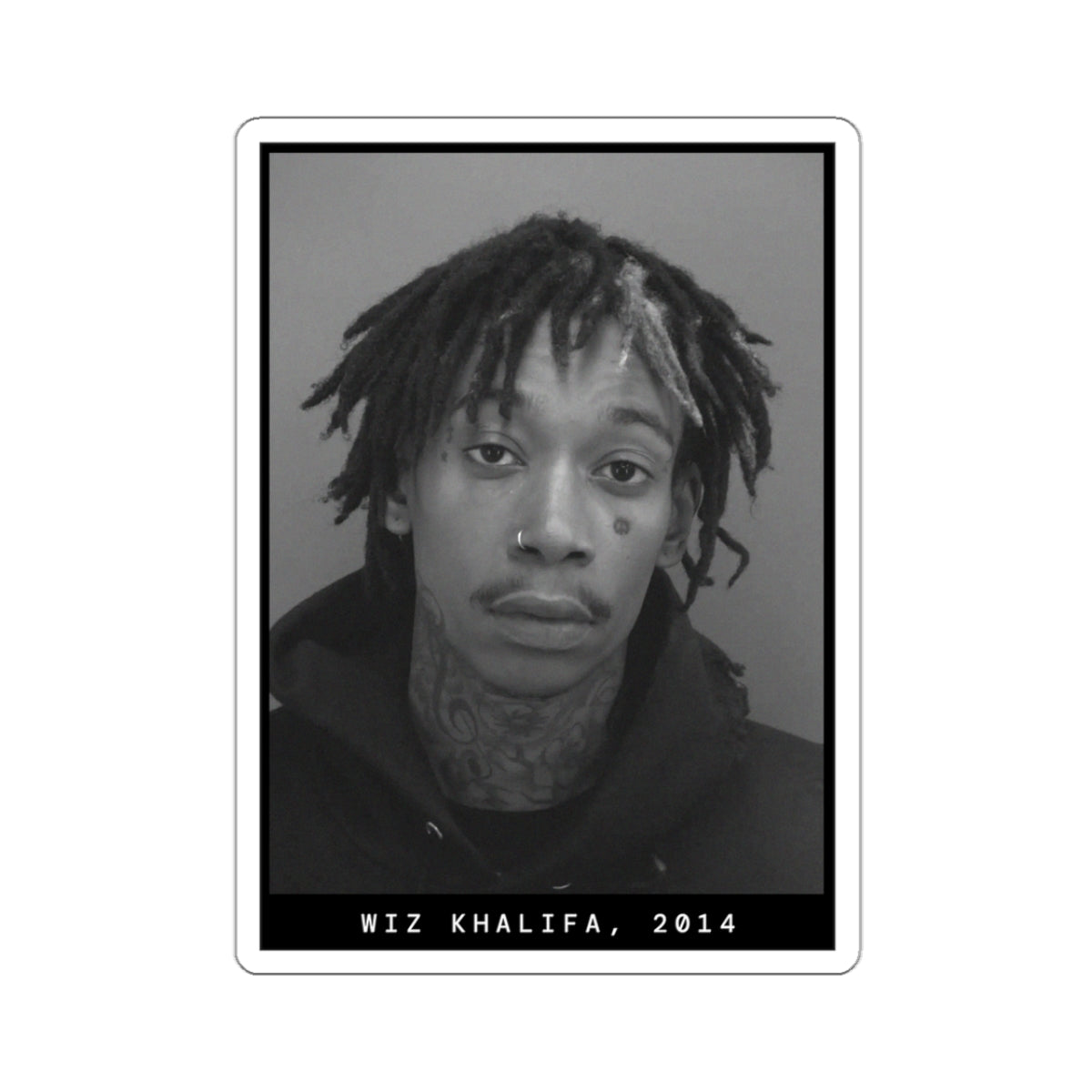 Wiz Khalifa, 2014 Rapper Mugshot Sticker