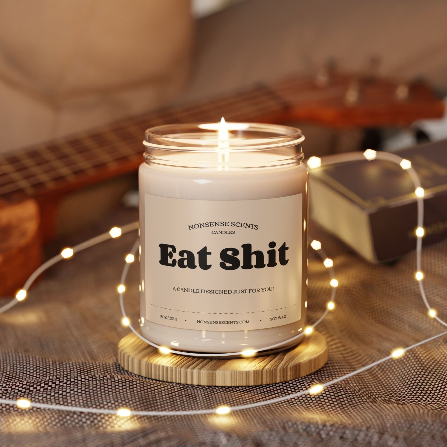 Eat Shit - Funny Gag Gift Scented Candle by Nonsense Scents