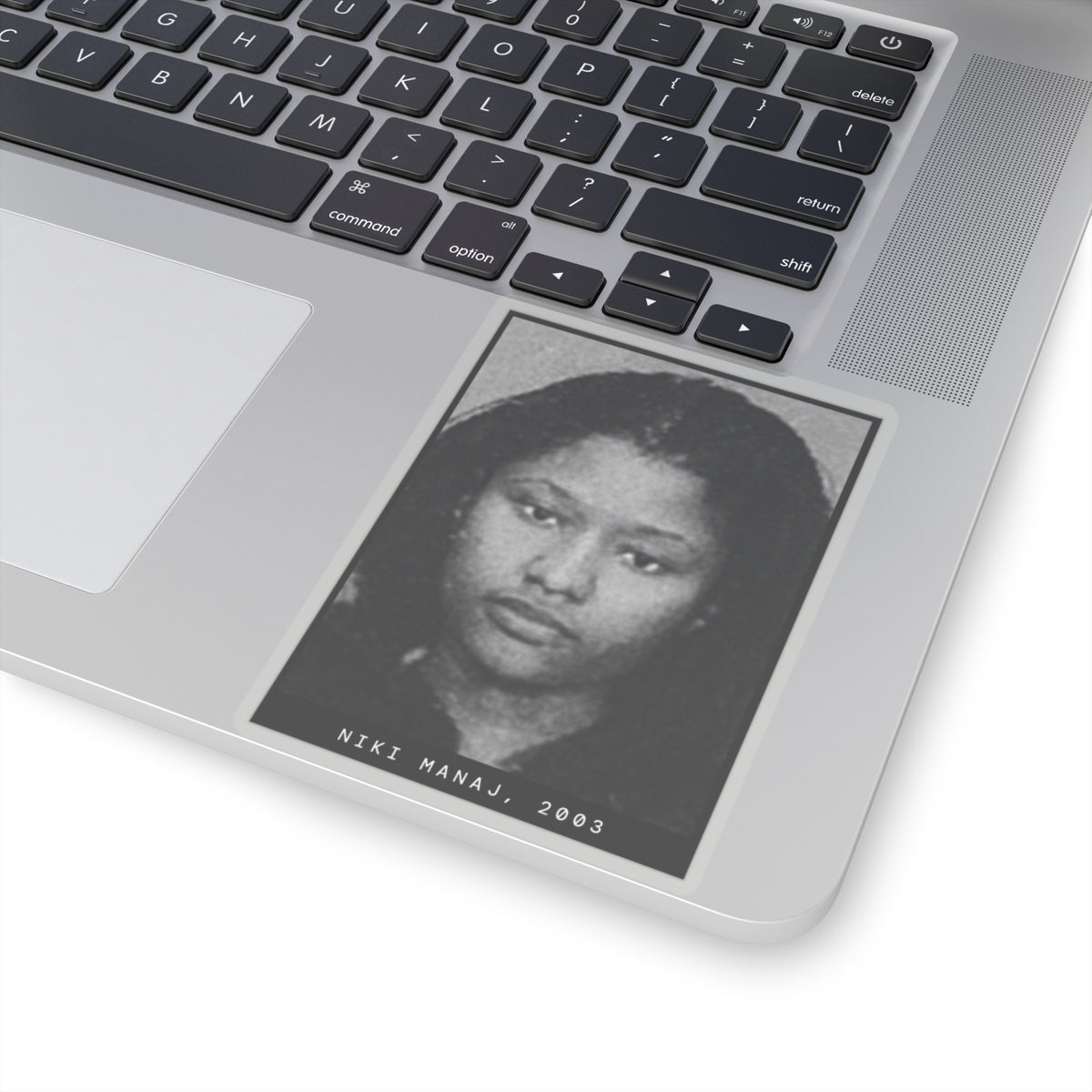 Nicki Manaj, 2003 Female Rapper Mugshot Sticker