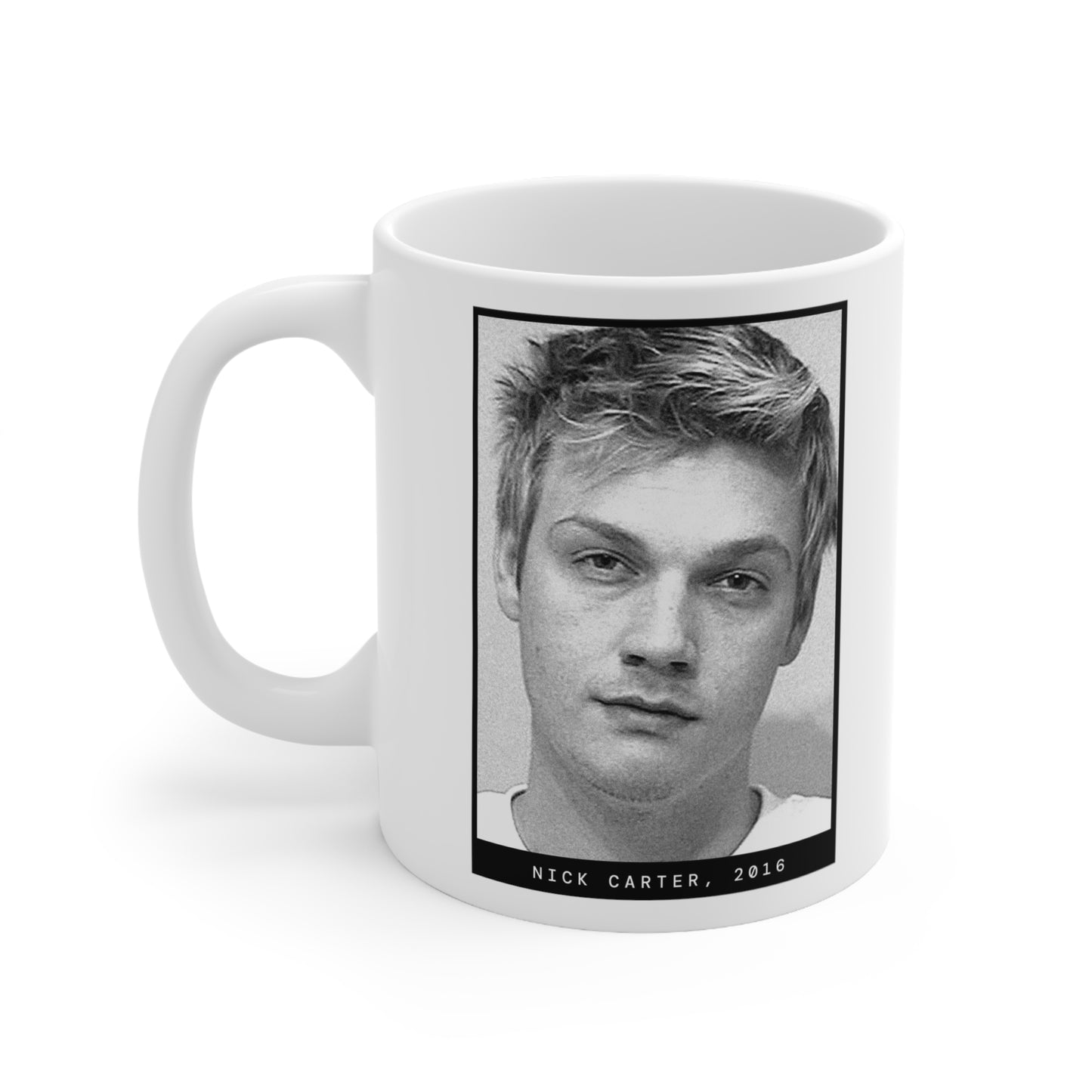 Nick Carter, 2016 Singer Mugshot Mug