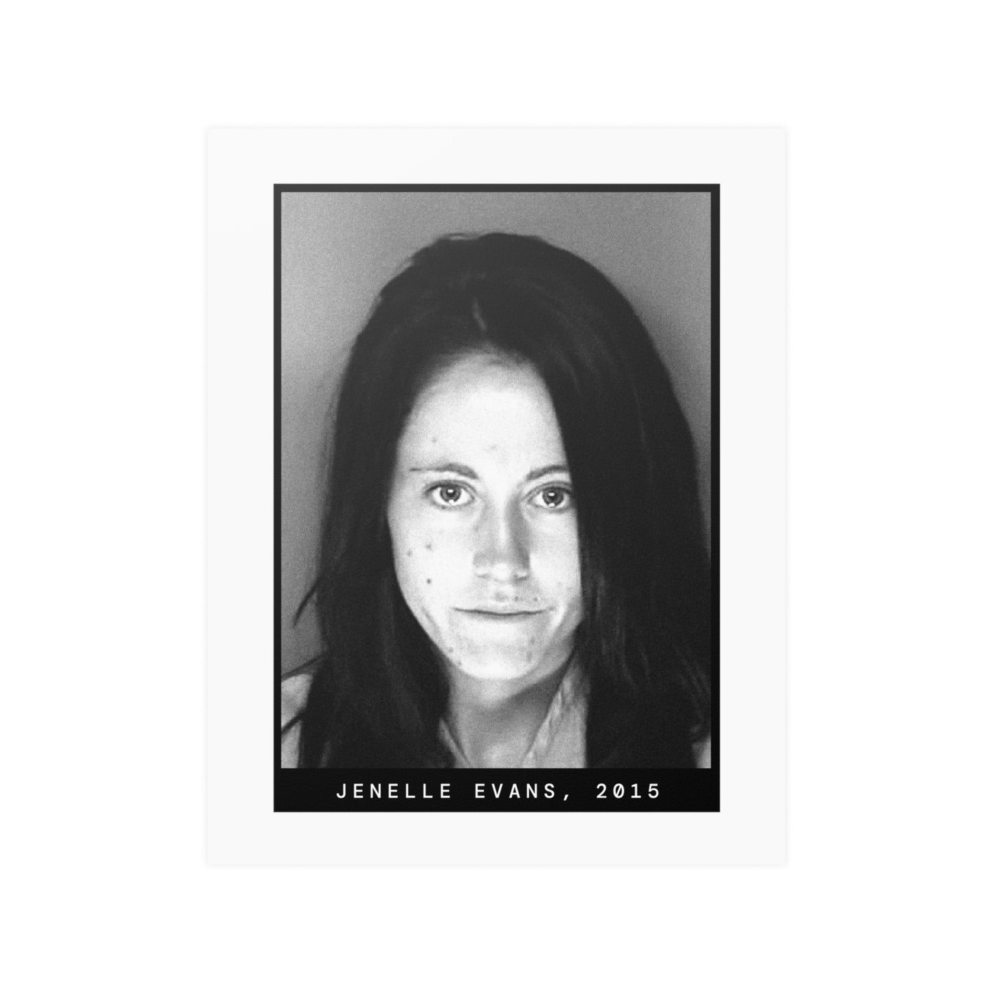 Póster de la foto policial de una celebridad de 2015, Jenelle Evans