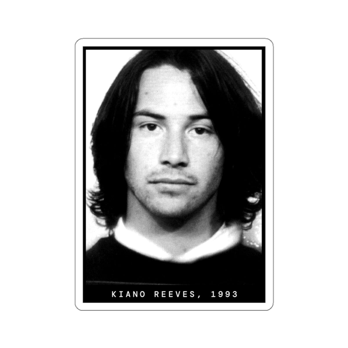 Kiano Reeves, 1993 Actor Mugshot Sticker