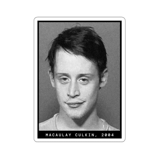 Macaulay Culkin, 2004 Celebrity Mugshot Sticker