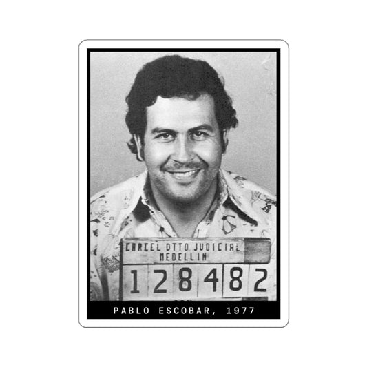 Pablo Escobar, 1977 Mugshot Sticker