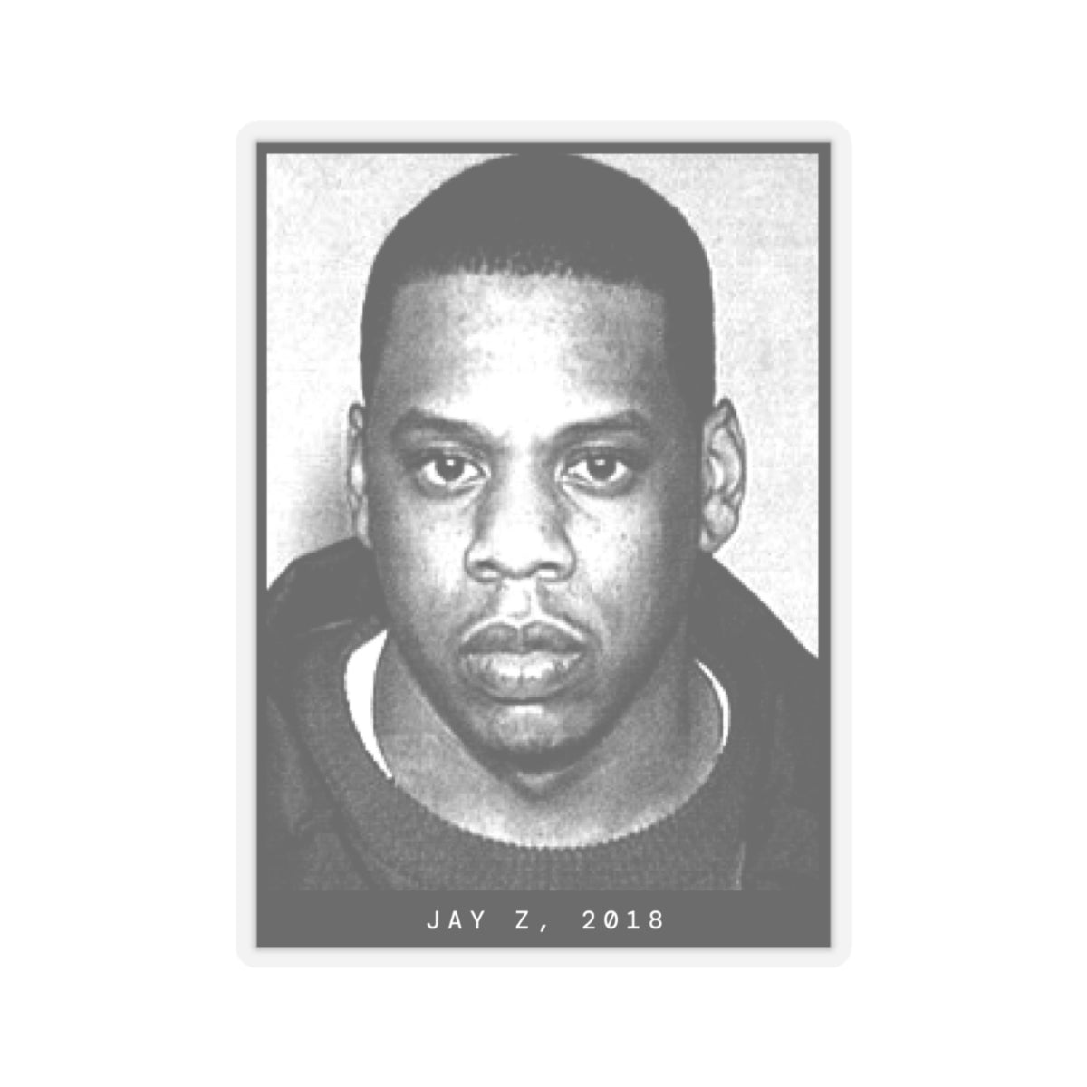 Jay Z, 2018 Rapper Mugshot Sticker