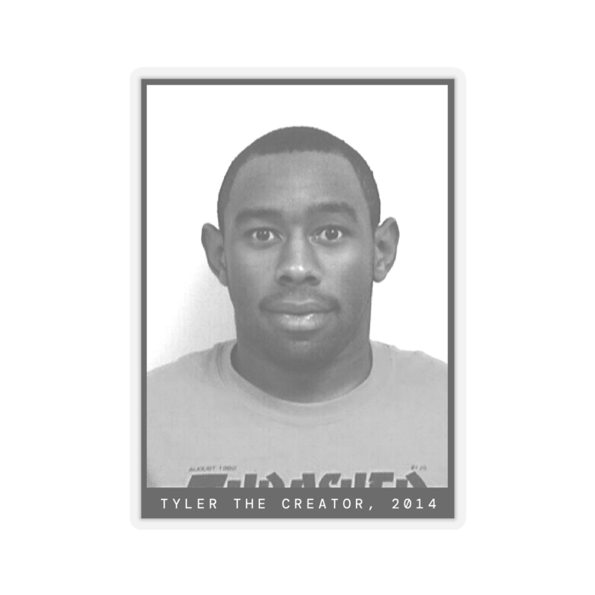 Tyler The Creator, 2014 Rapper Mugshot Sticker