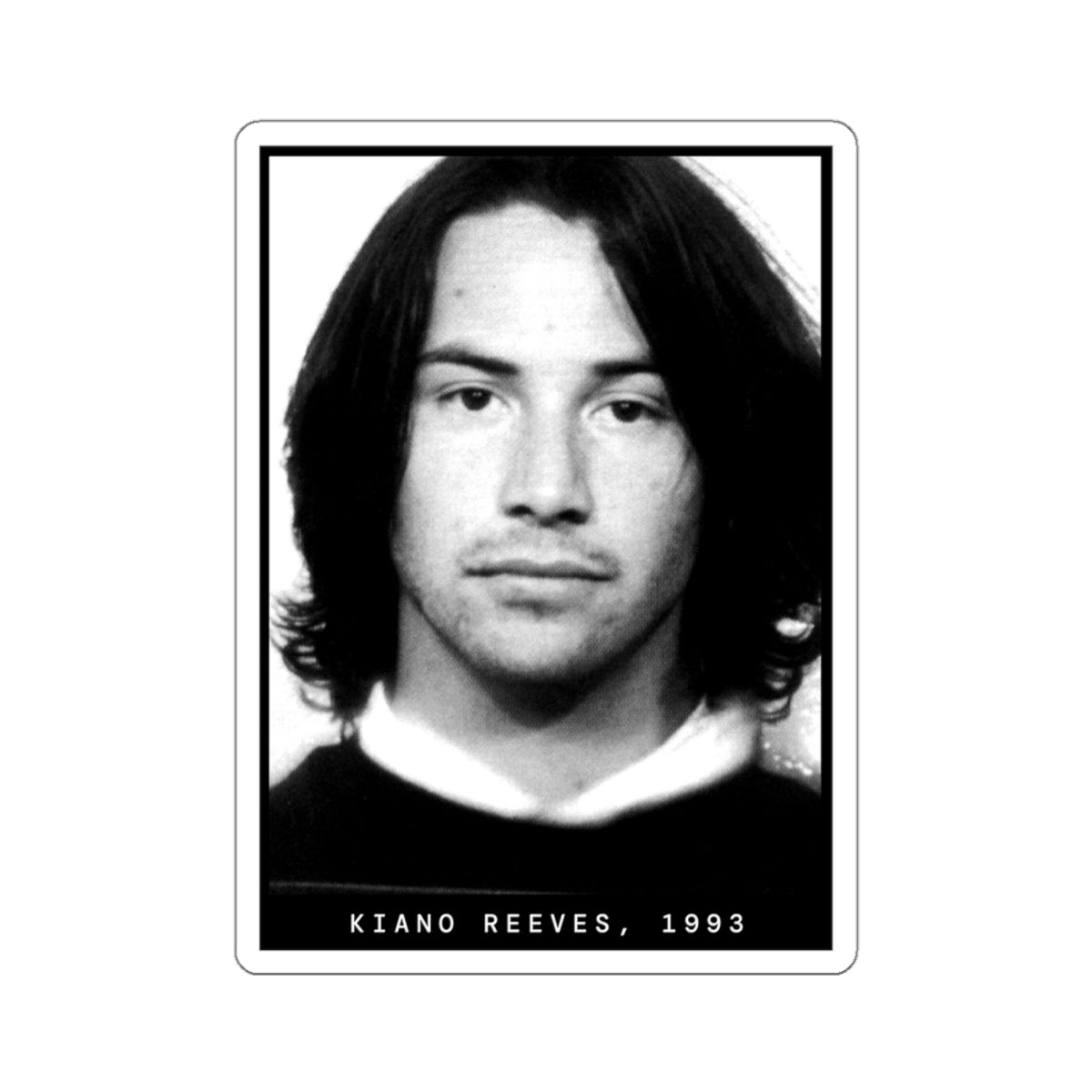 Kiano Reeves, 1993 Actor Mugshot Sticker