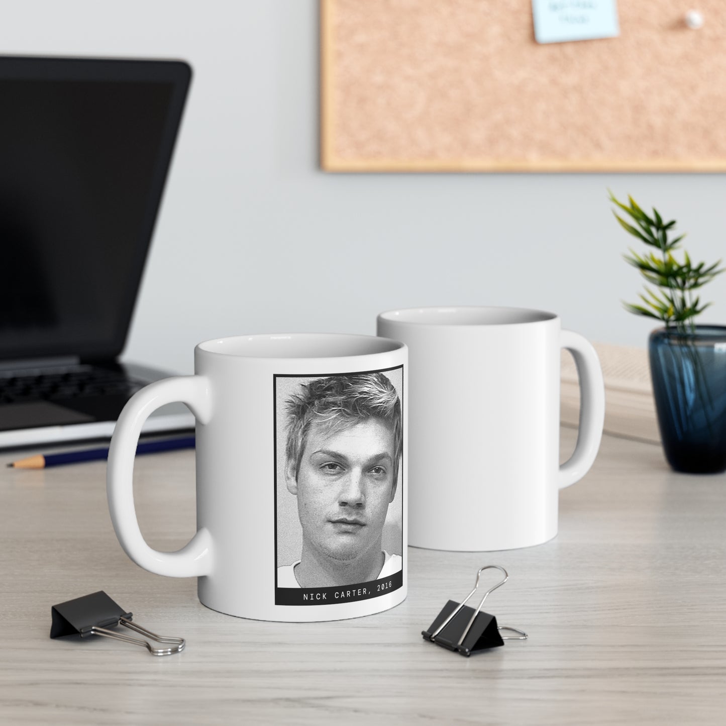 Nick Carter, 2016 Singer Mugshot Mug