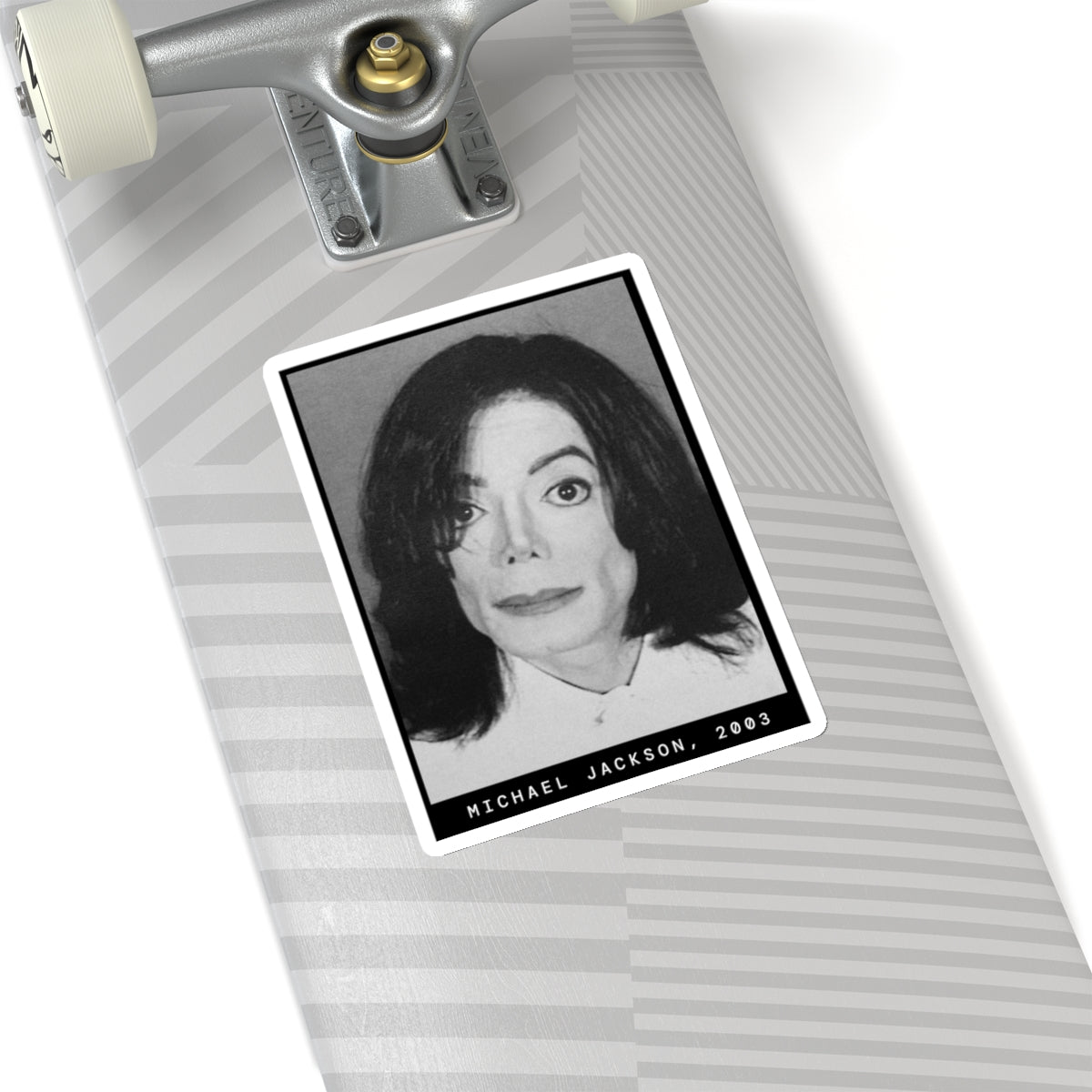 Michael Jackson, 2003 Singer Mugshot Sticker