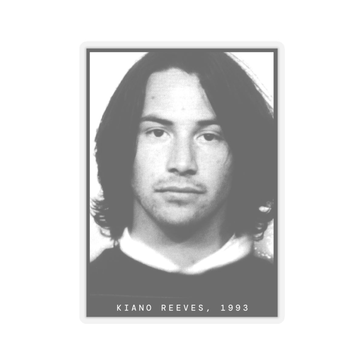 Kiano Reeves, 1993 Actor Mugshot Sticker