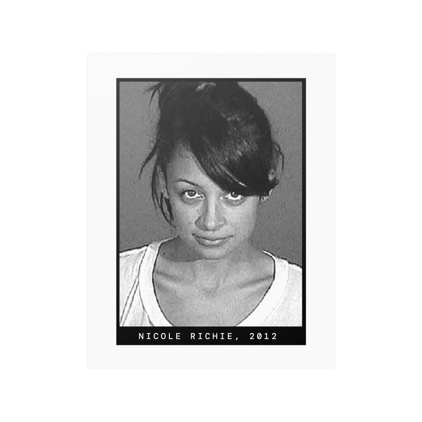 Nicole Richie, 2012 Celebrity Mugshot Poster