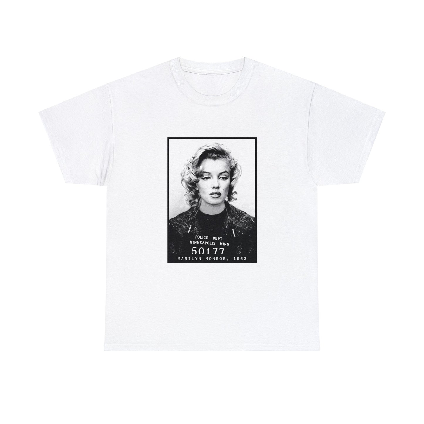 Marilyn Monroe, 1963 Actress Mugshot Tee